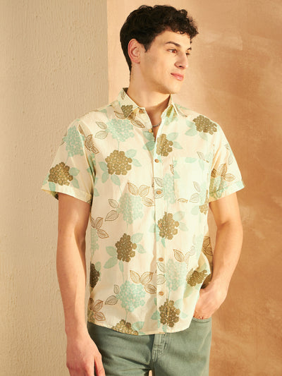 Block Printed Cotton Shirt
