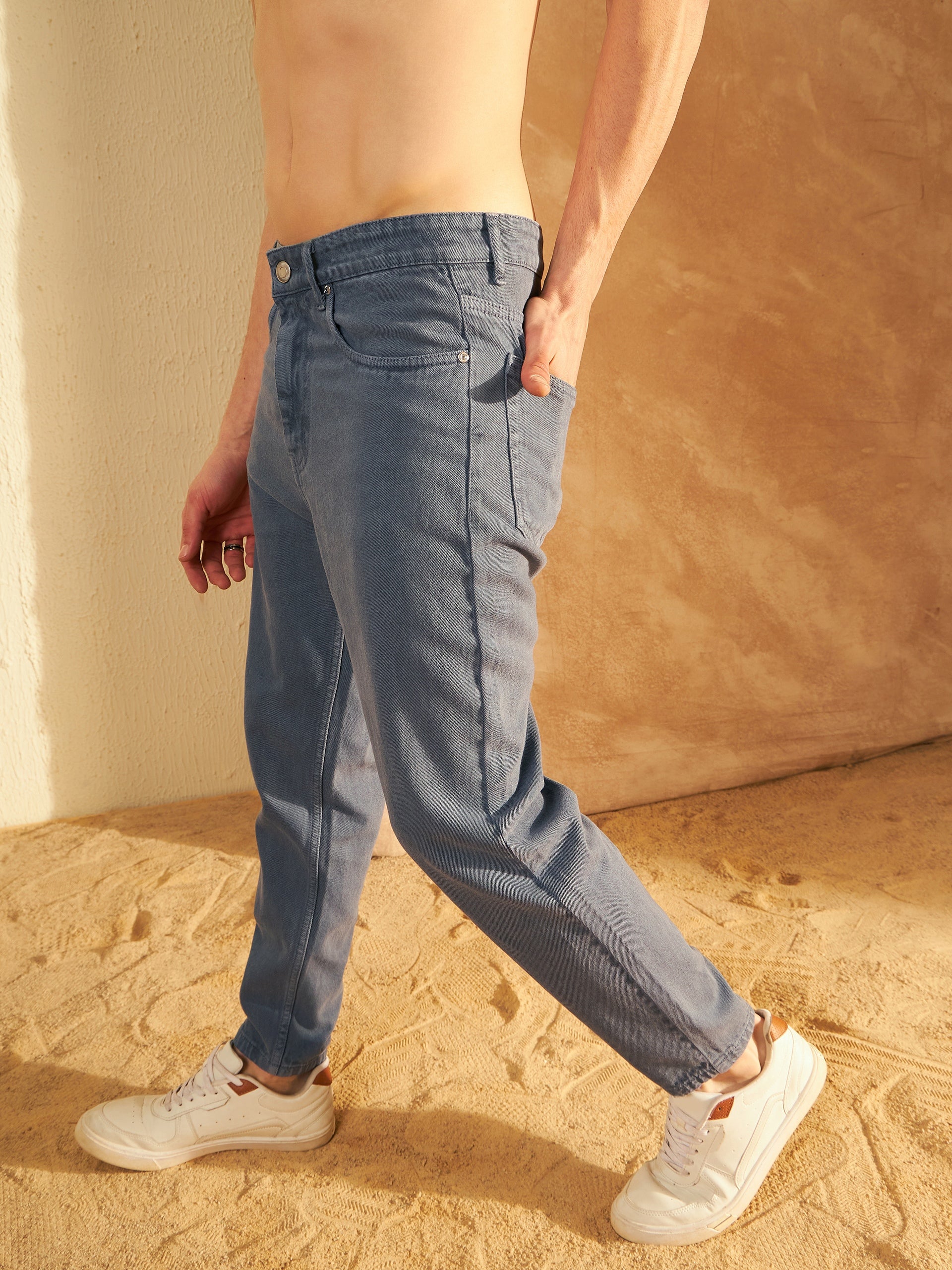 Buy Basics Grey Skinny Fit Jeans for Mens Online @ Tata CLiQ