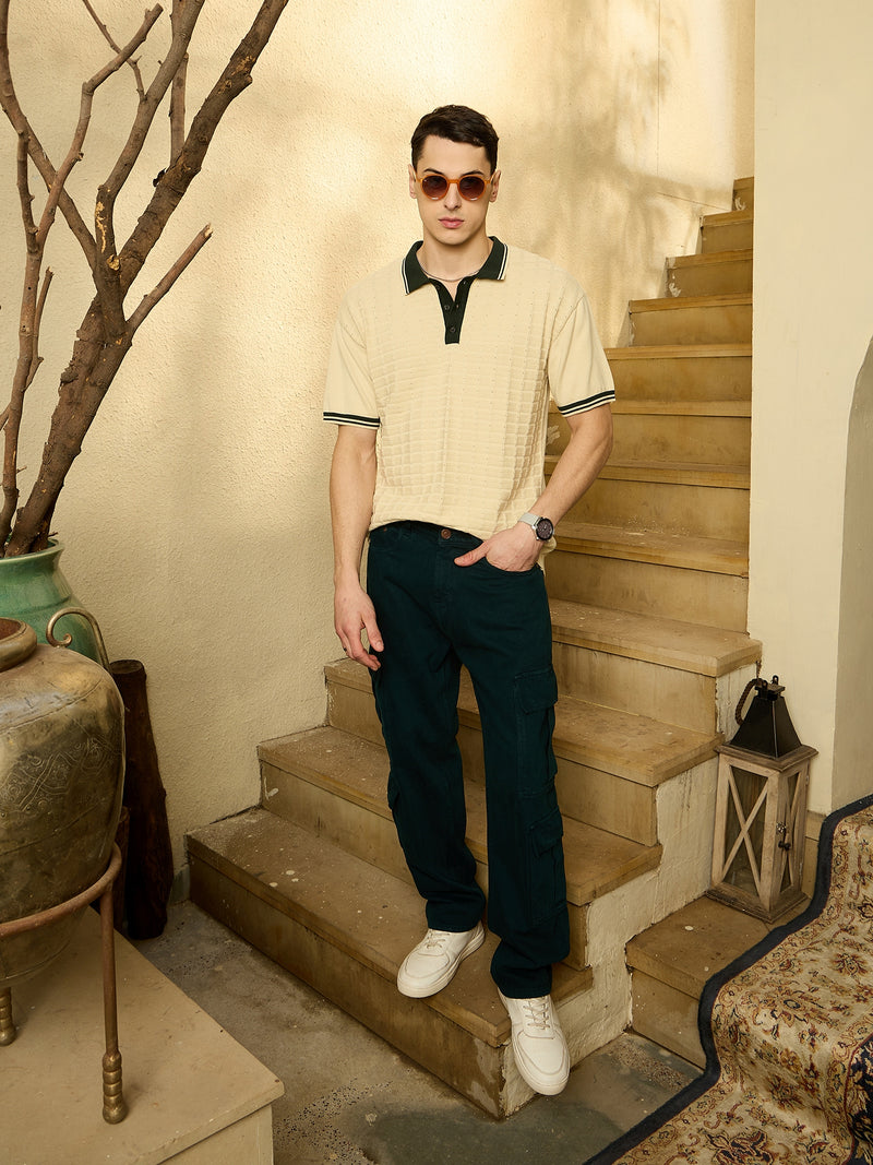 Dark Green: Korean Baggy Cargo Jeans