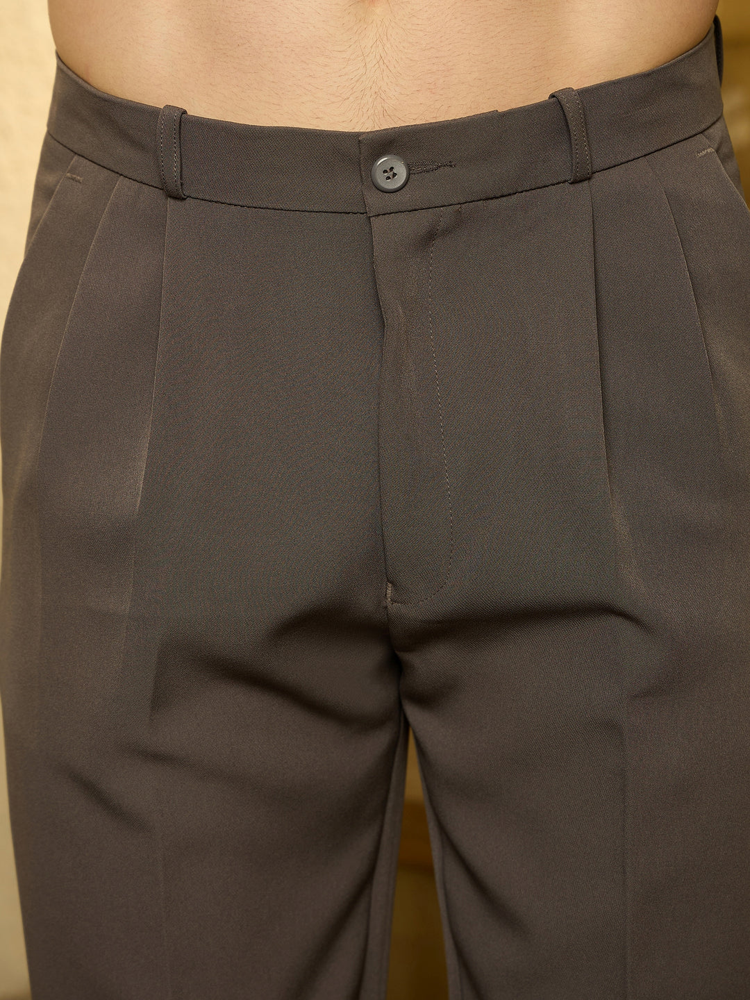 Steel Grey: Baggy Fit Korean Trouser