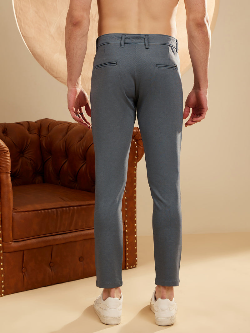 Steel Blue: Stretchable Chinos