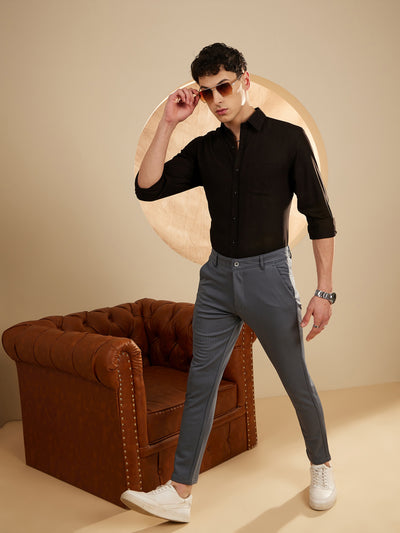 Black: Formal Wrinkle Free Shirt