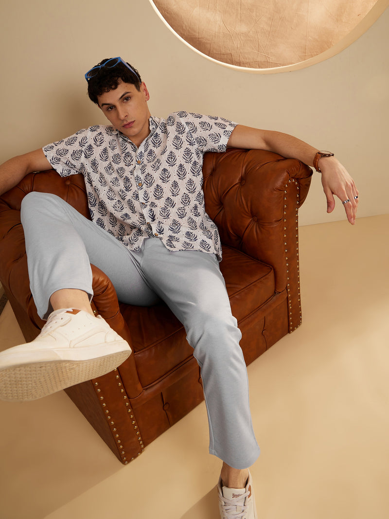 Light Blue: Stretchable Chinos