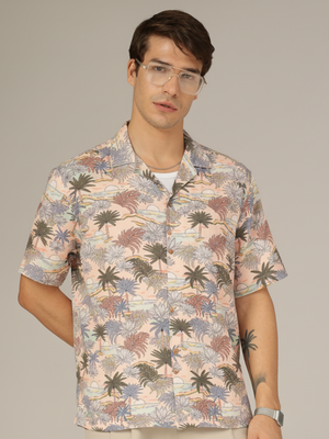 DENNISON Men Block Printed Shirt