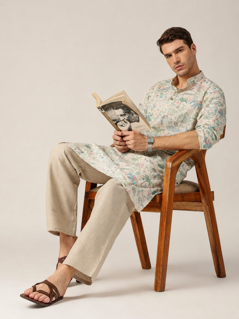 Tropical Printed  Kurta