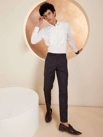 White: Full Sleeves Clubwear Shirt