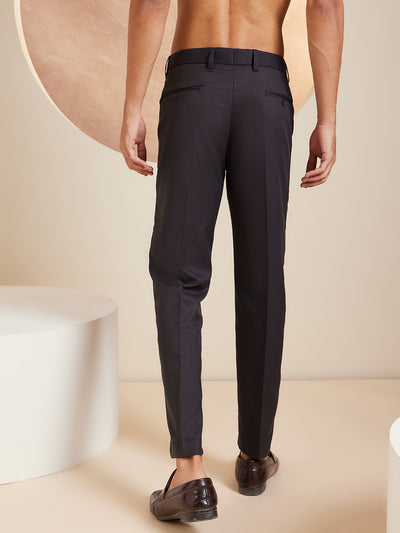 DENNISON Men Smart Tapered Fit Easy Wash Trousers