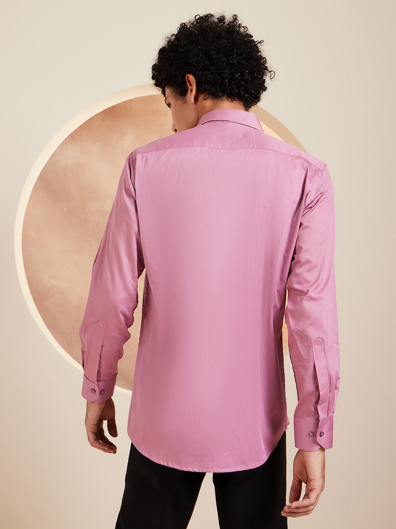 Lavender: Pure Cotton Formal Shirt