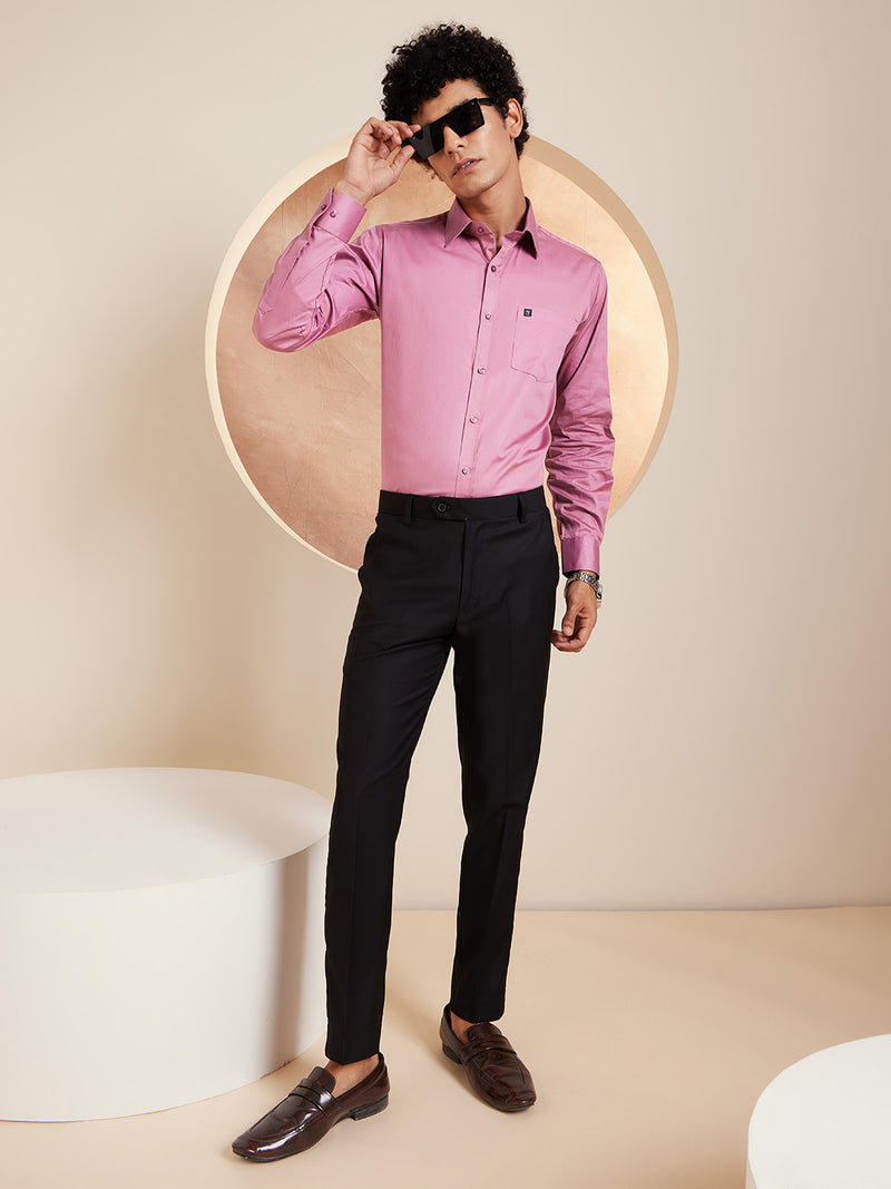 Lavender: Pure Cotton Formal Shirt