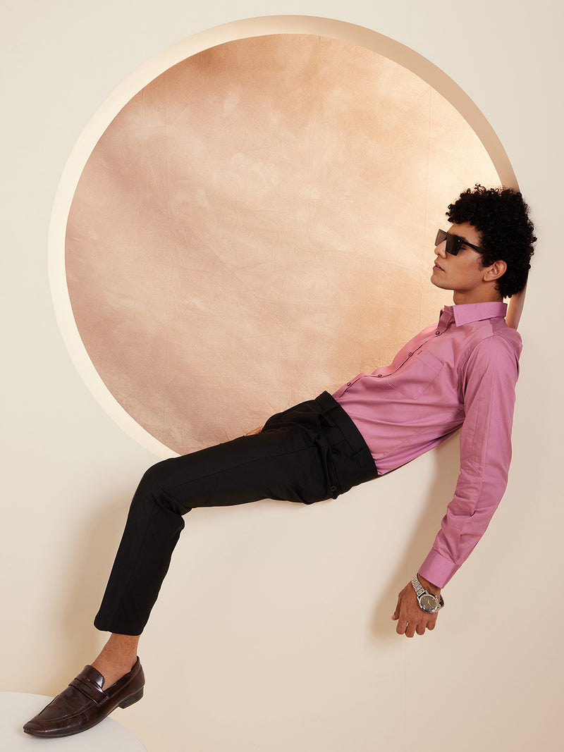 Lavender: Pure Cotton Formal Shirt