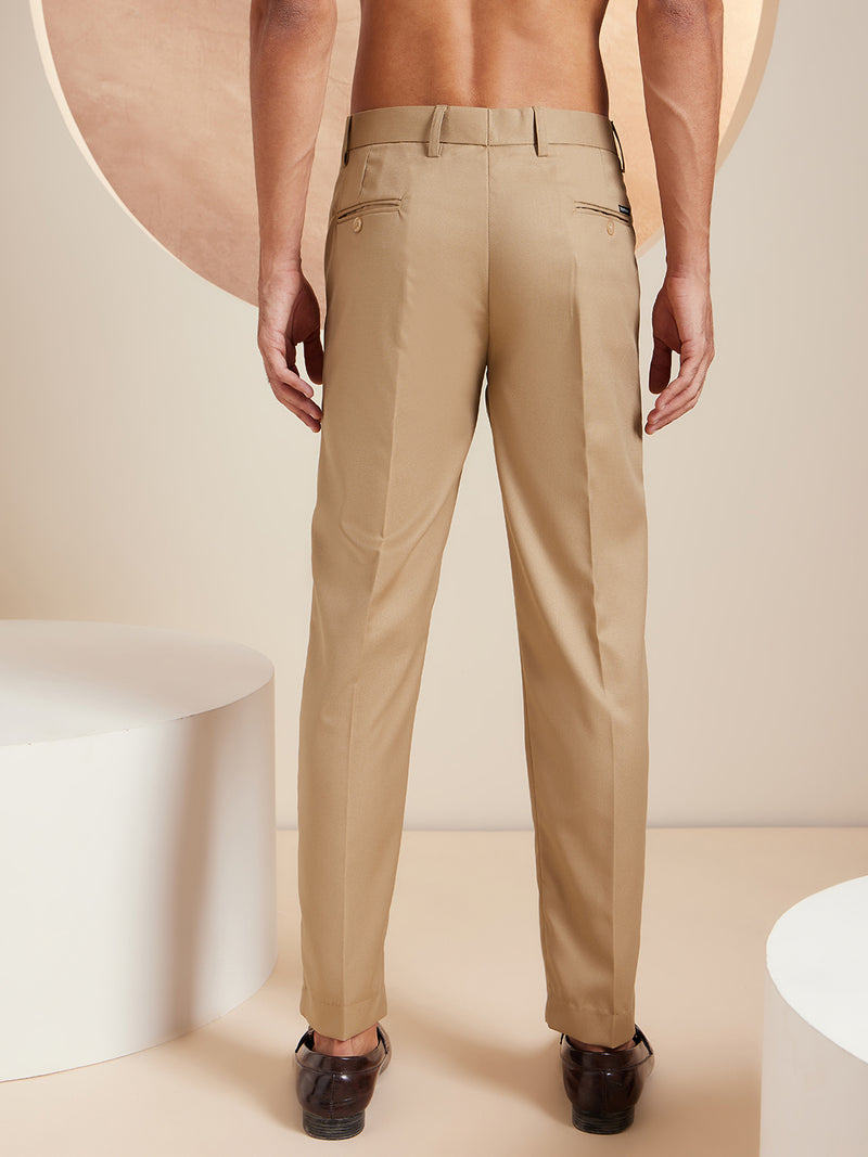 DENNISON Men Smart Tapered Fit Easy Wash Trouser
