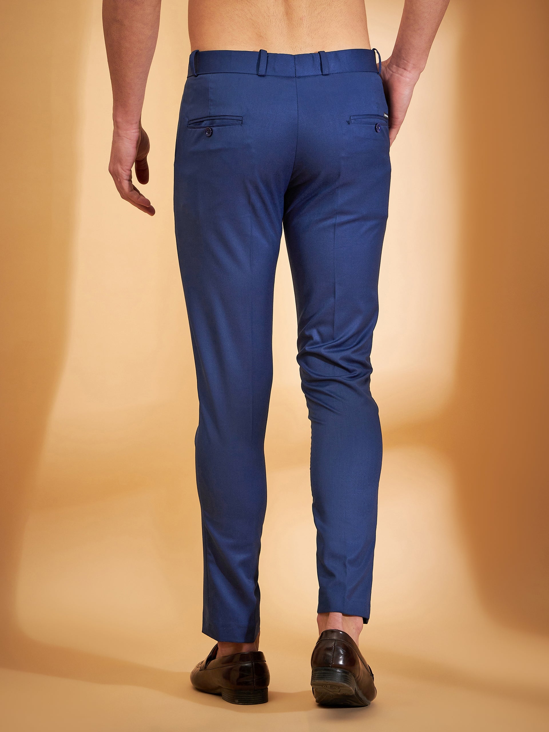 Helly Fashion Slim Fit Men Blue Trousers - Buy Helly Fashion Slim Fit Men Blue  Trousers Online at Best Prices in India | Flipkart.com