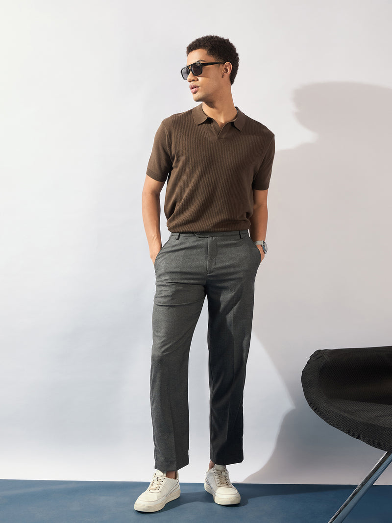 Grey: Korean Baggy Fit Trouser