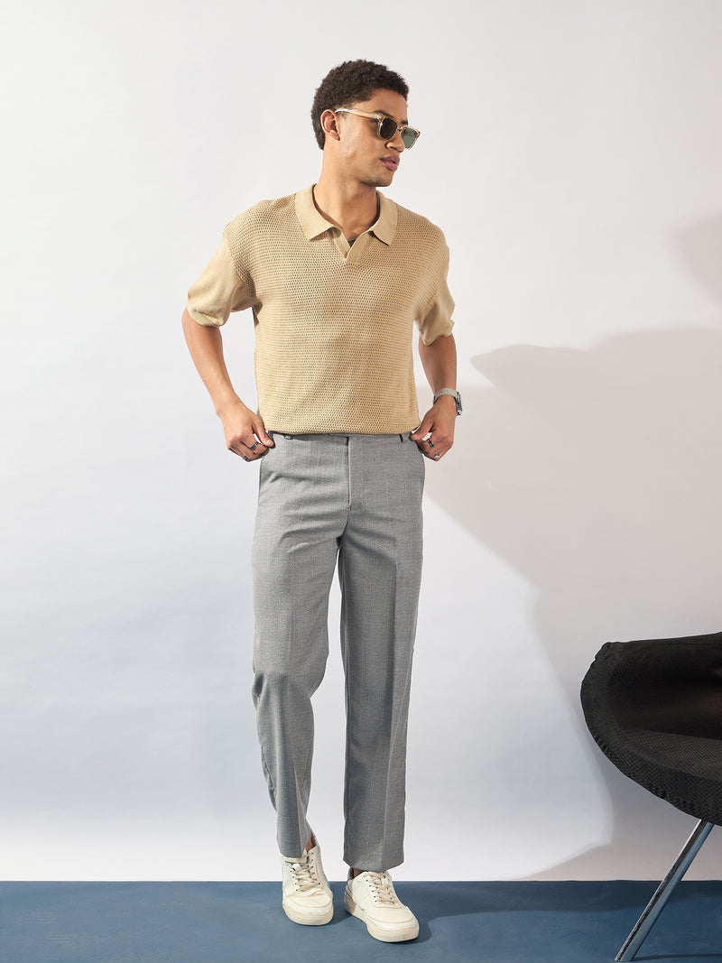 Light Grey: Korean Baggy Fit Trouser