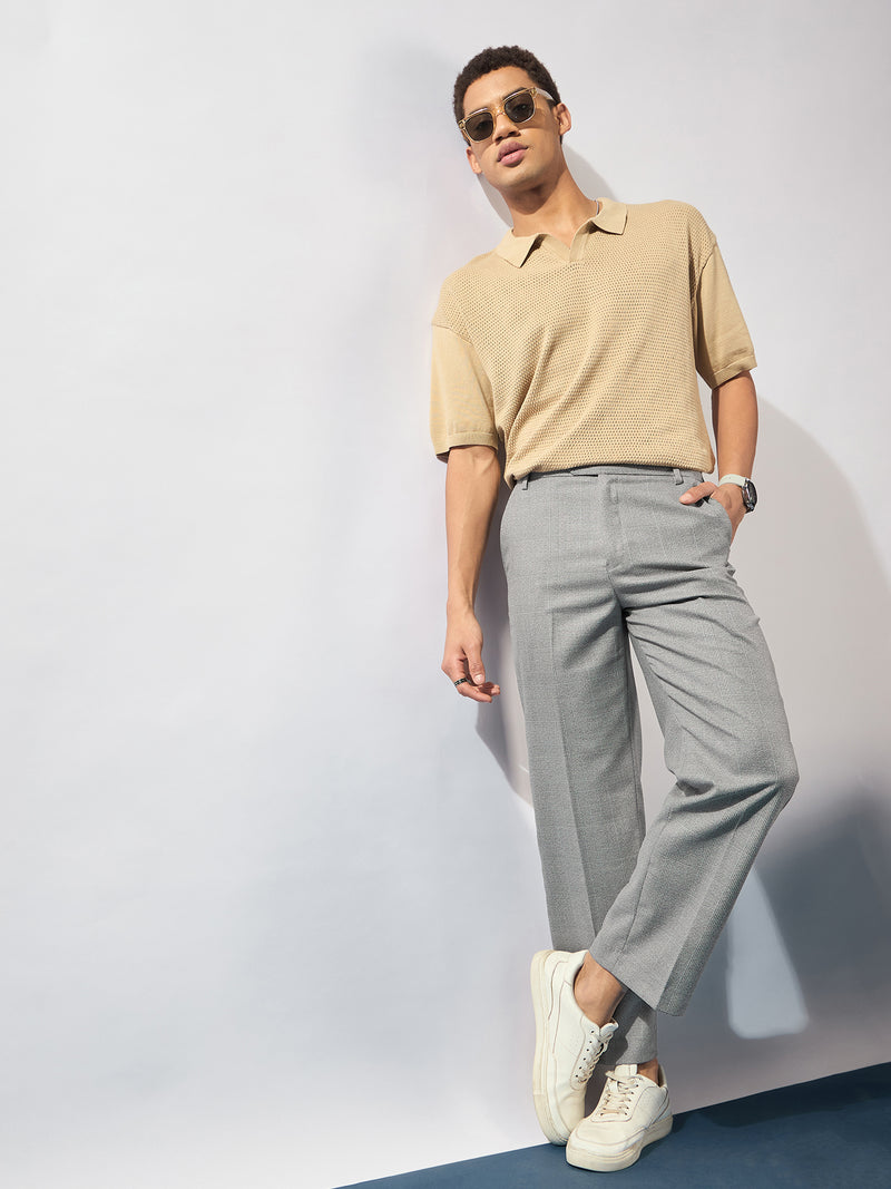 Light Grey: Korean Baggy Fit Trouser