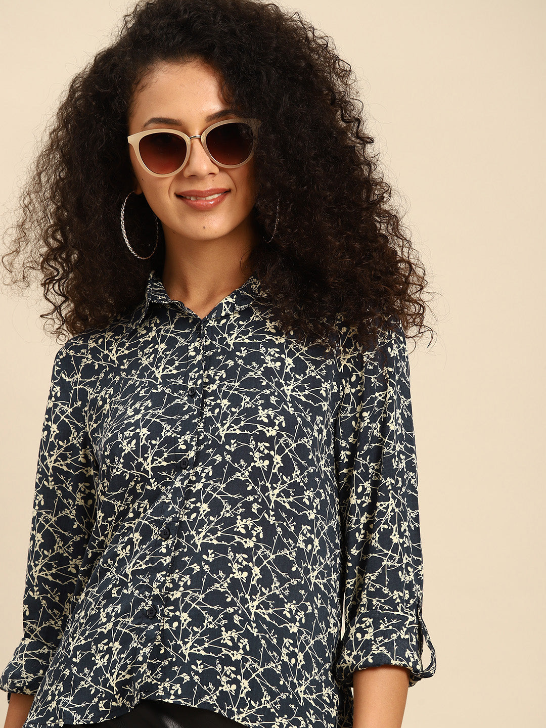 DENNISON Women Smart Floral Printed Opaque Casual Shirt