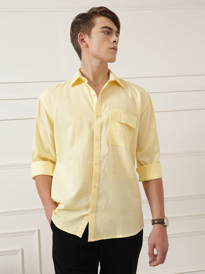 Oversized Flap Pocket Shirt