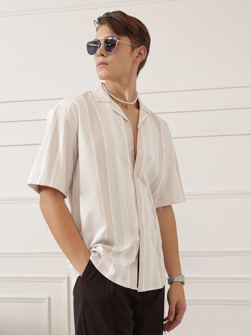 Men Striped Resort Shirt