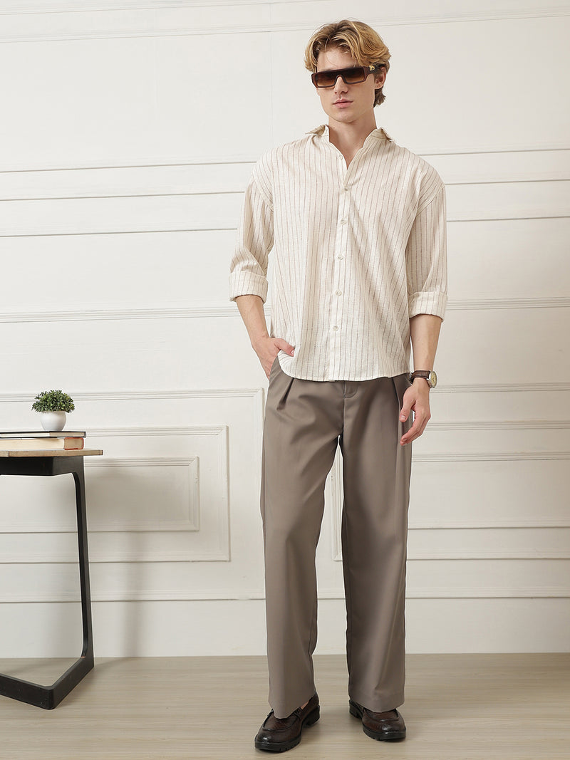 Wide Leg Pleated Korean Pant