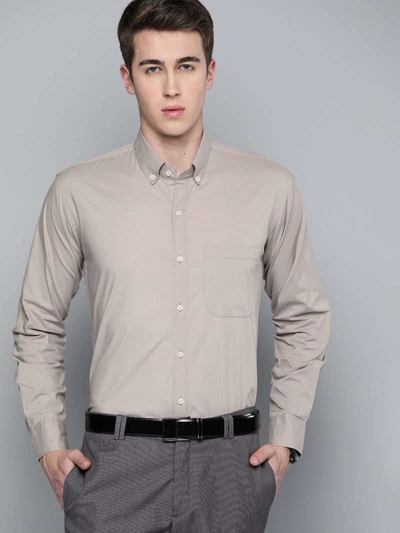 Grey: Party Wear Formal Shirt