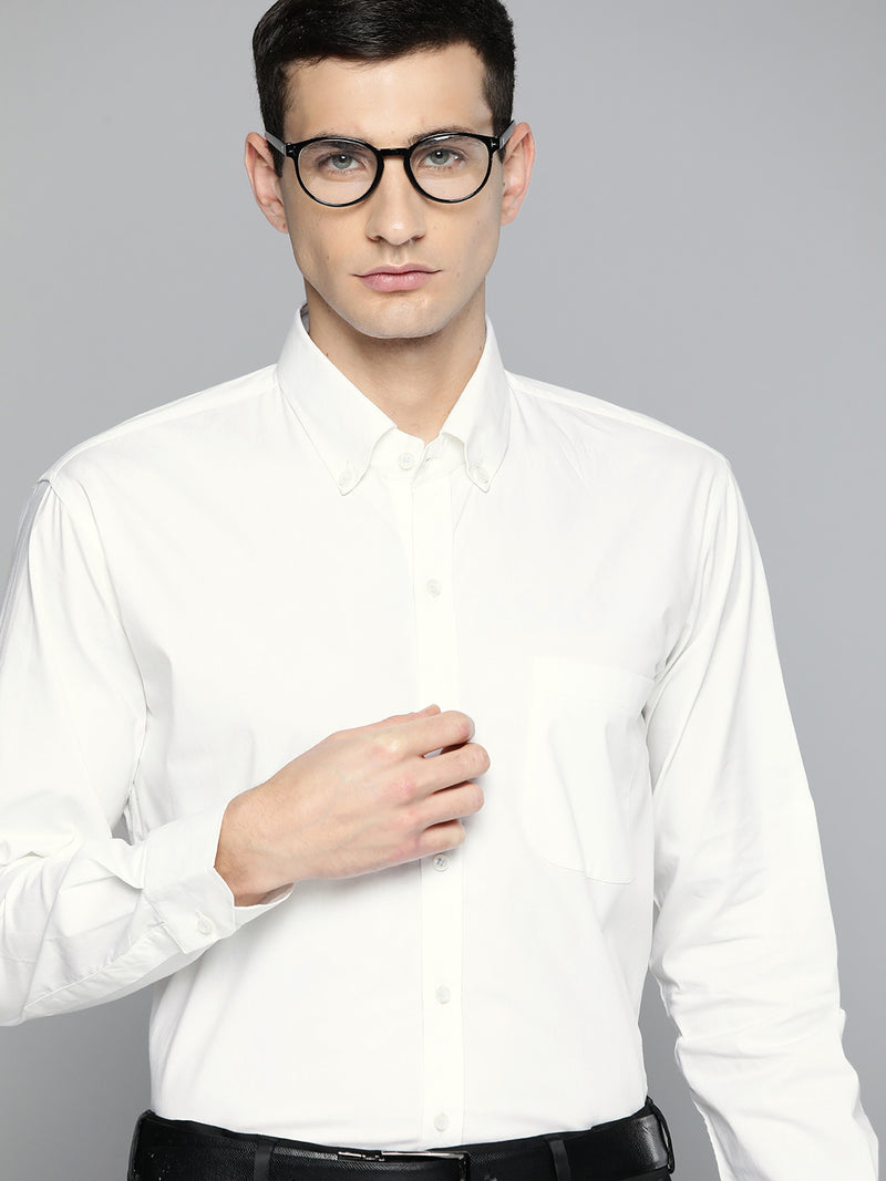 White: Party Wear Formal Shirt