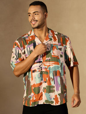 Abstract Printed Shirt