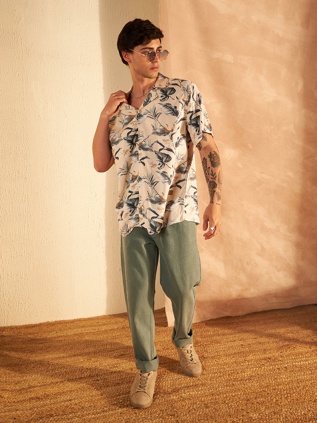 Mint Green: Korean Baggy Jeans - Main Image