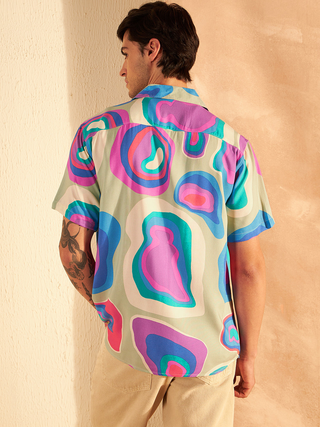 DENNISON Multicolor Block Printed Shirt