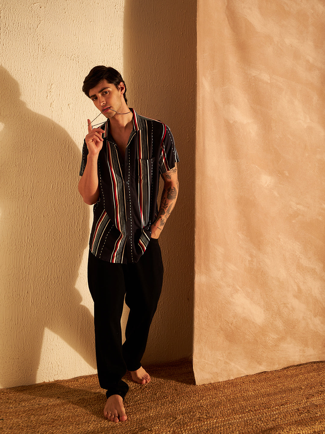 Baggy Black Jeans Outfit Men Baggy Pants Loose Shirt Outfit Men