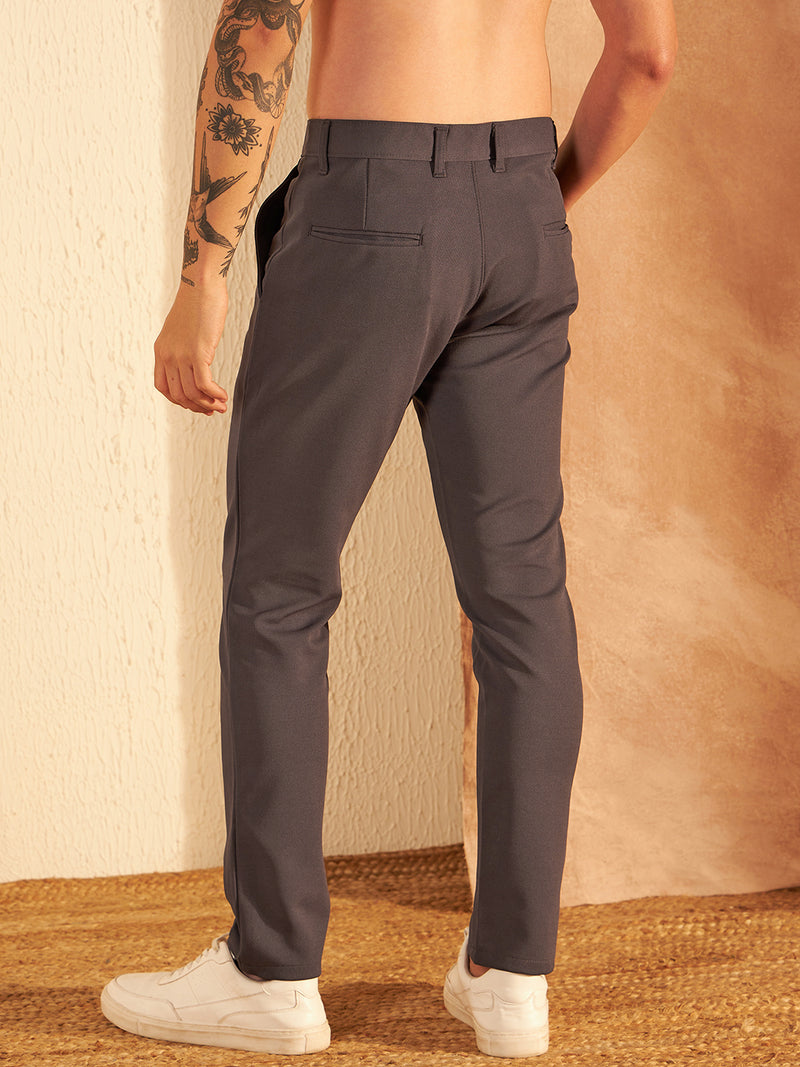 Slate Grey: Casual Chinos