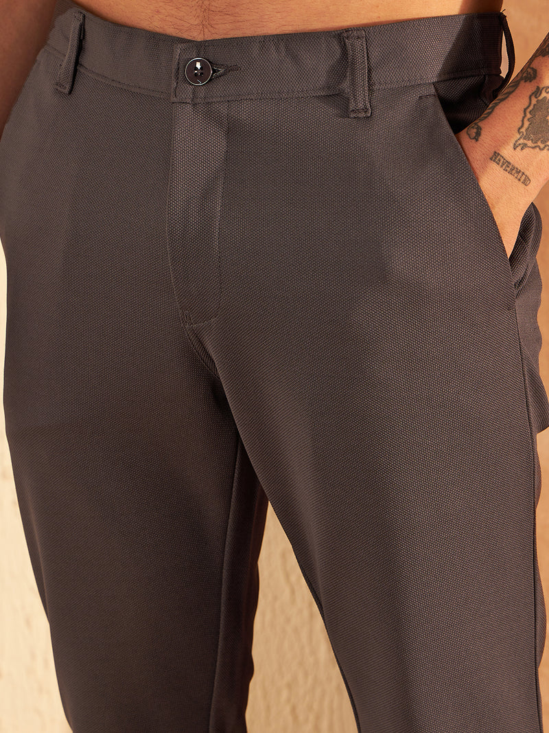 Slate Grey: Casual Chinos