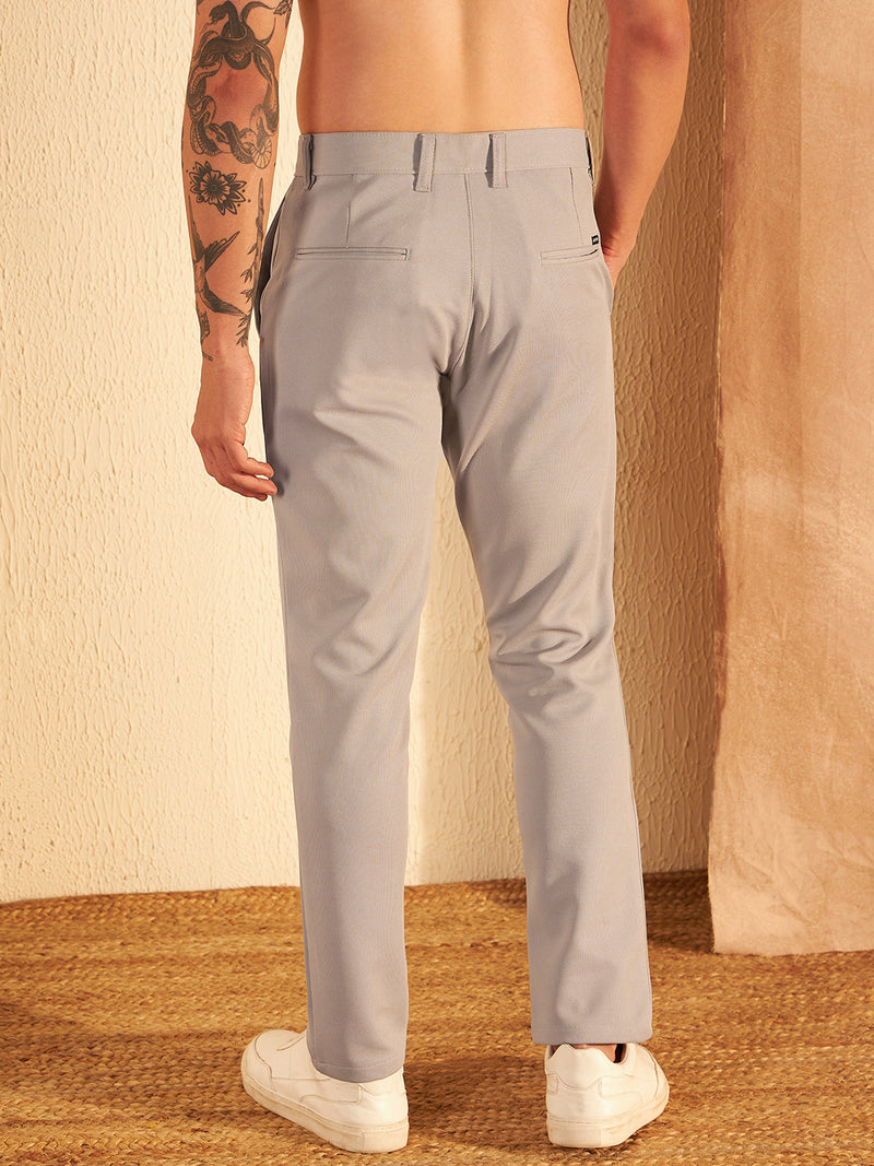 Light Grey: Casual Chinos