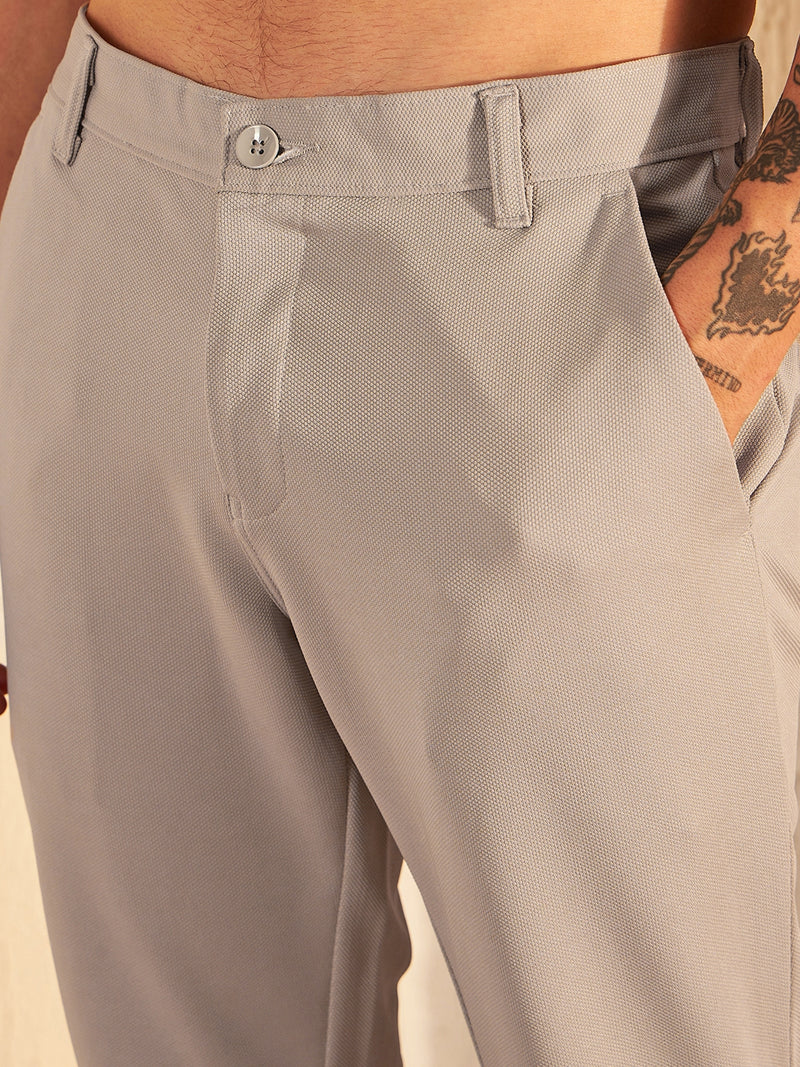 Light Grey: Casual Chinos