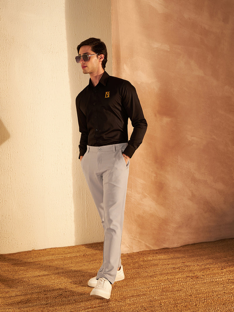 Light Grey: Casual Chinos