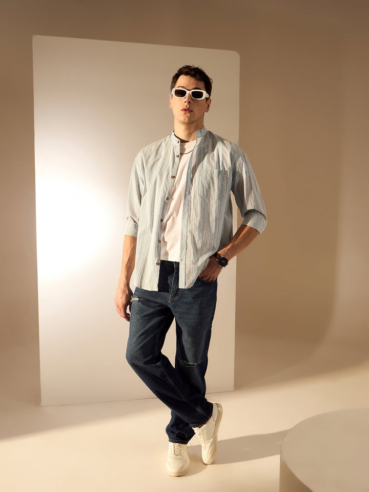 Navy Blue: Baggy Jeans