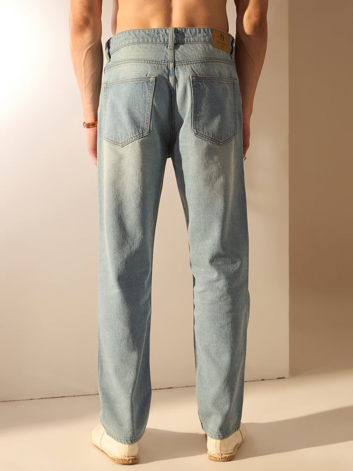 Dust Blue: Baggy Fit Jeans