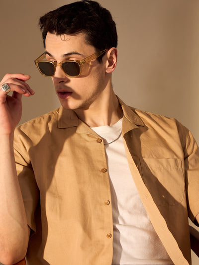 Beige Colored Sustainable Hemp Oversize Shirt