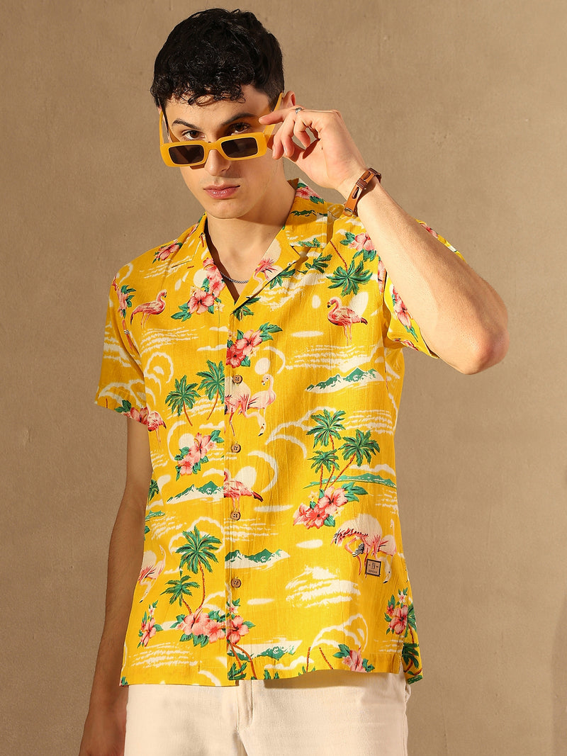 Block Printed Cotton Shirt