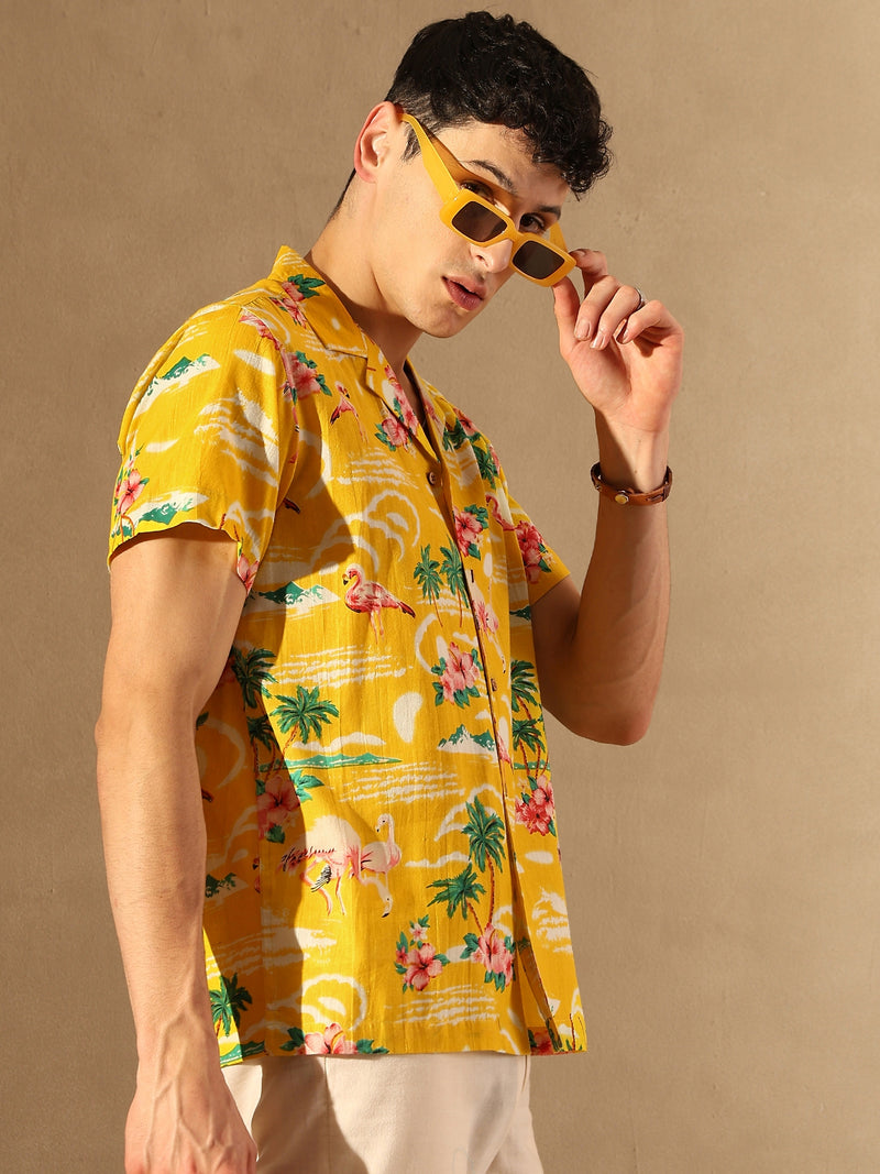 Block Printed Cotton Shirt