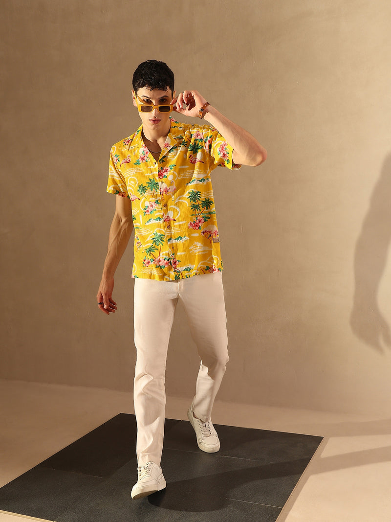Block Printed Cotton Shirt