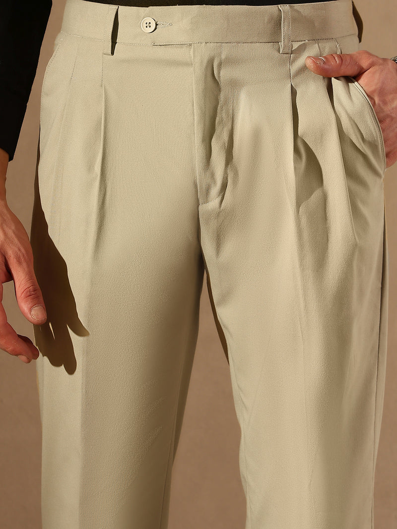 Double Pleated Trousers