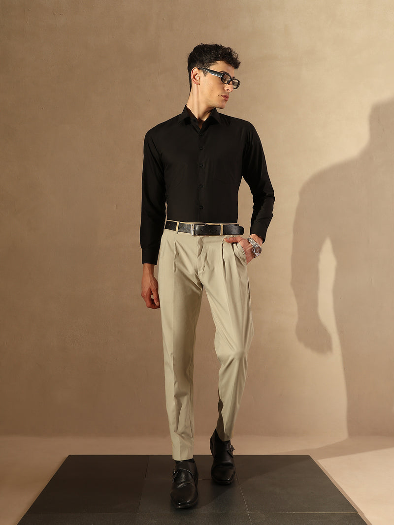 Double Pleated Trousers