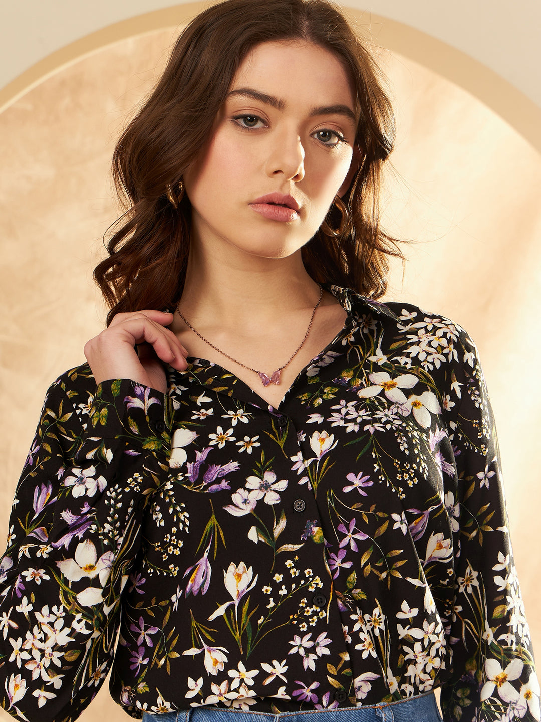 Dennison Floral Printed Casual Shirt