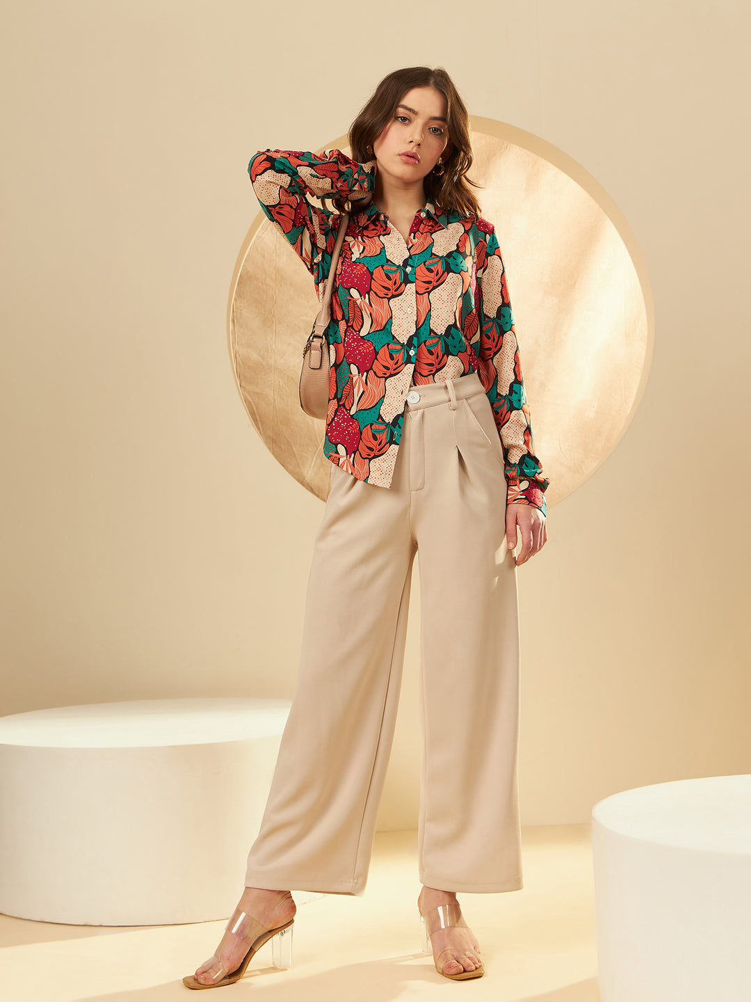 Women's Tropical Printed Casual Shirt