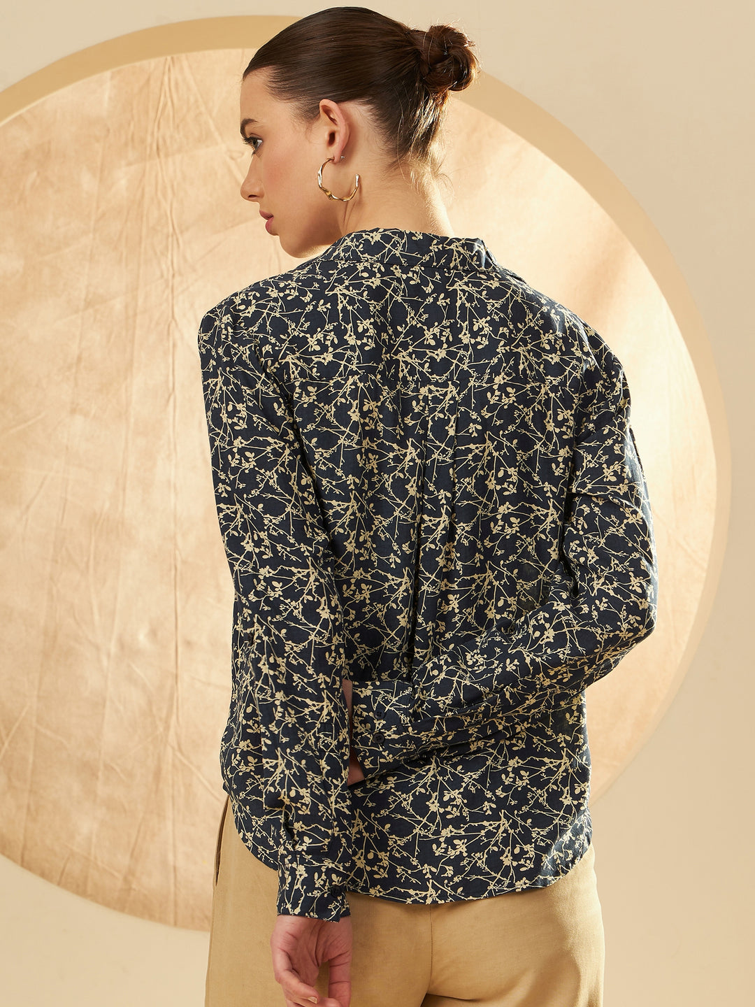 Women's Floral Printed Casual Shirt