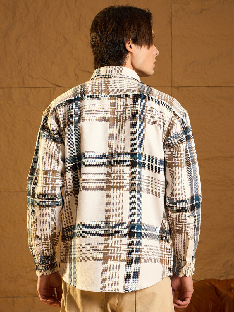 White Oversized Shacket