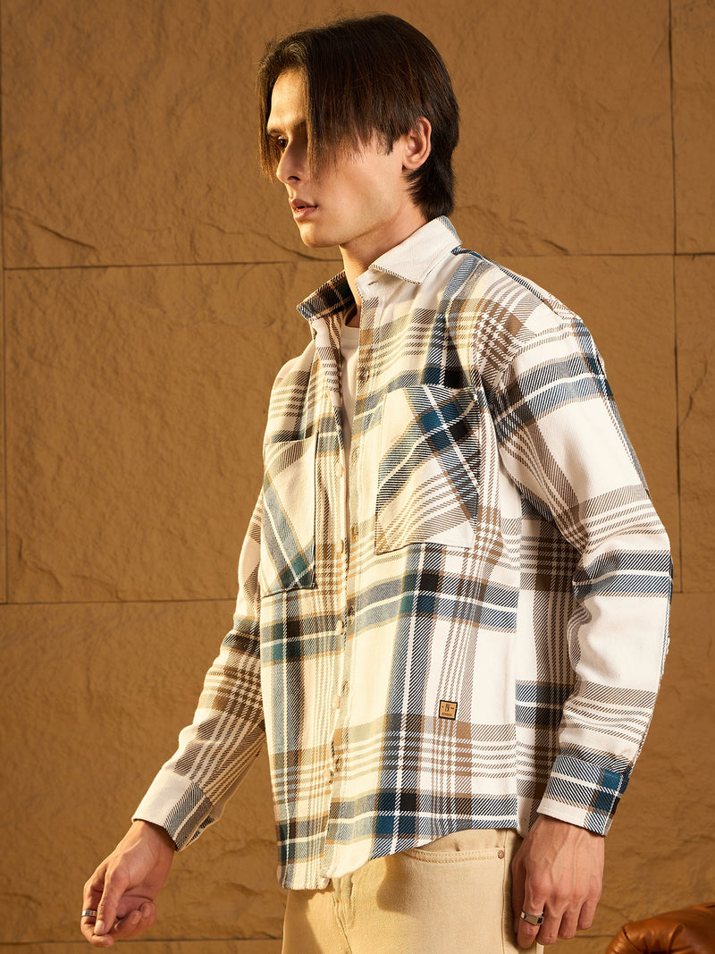 White Oversized Shacket