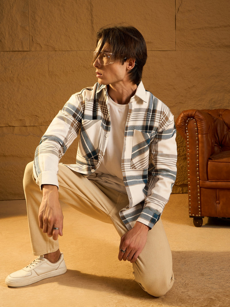 White Oversized Shacket