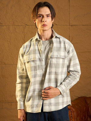 Grey Oversized Shacket