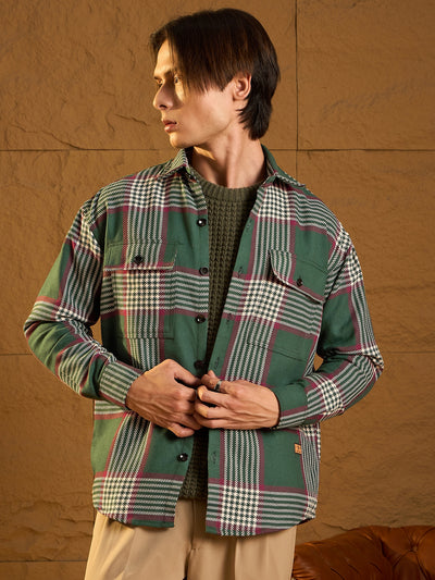 Green Oversized Shacket